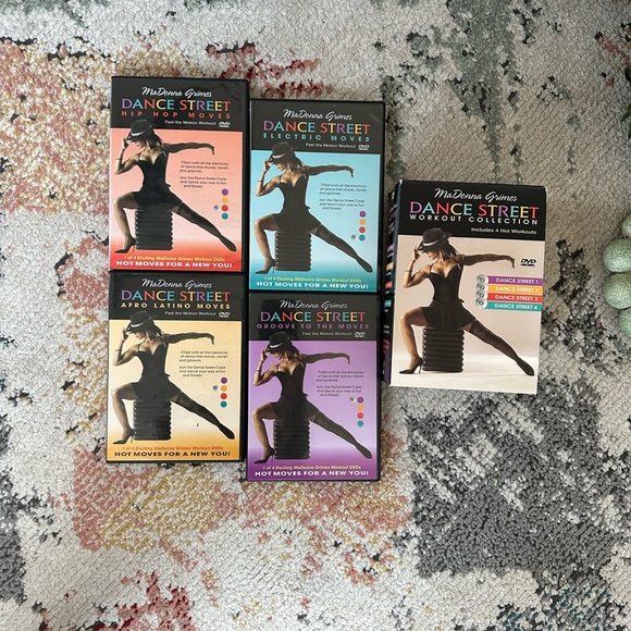 Y2K Madonna Grimes Dance Street Workout Collection DVD Set of 4 Fitness Dance - Picture 4 of 16